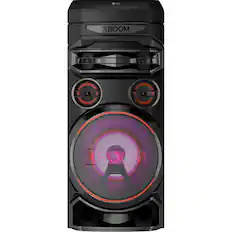 Front. LG - LG RNC7 XBOOM Wireless Party Speaker - Black - Black.
