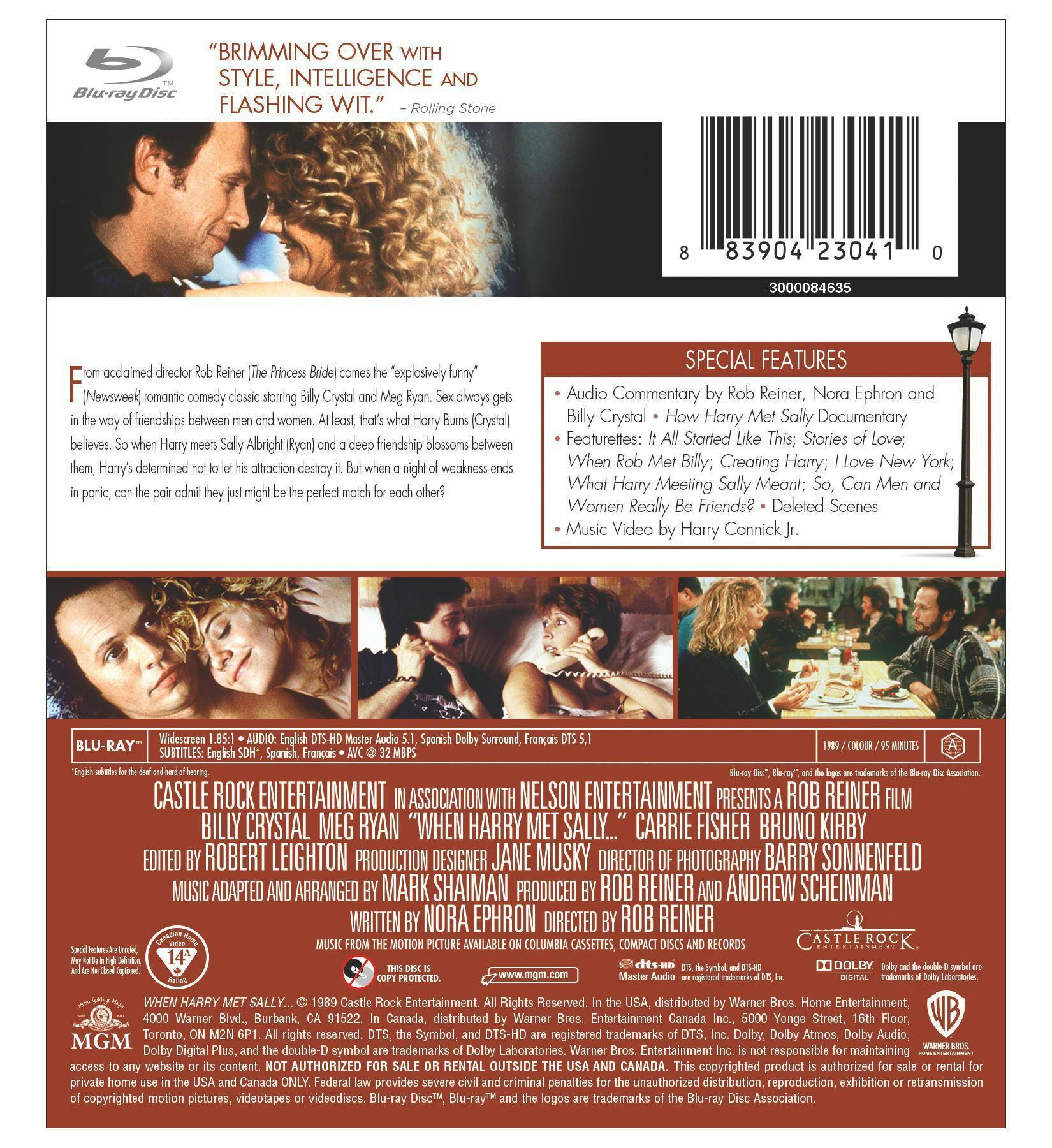 Angle. When Harry Met Sally (Blu-ray New Box Art) [Blu-ray].