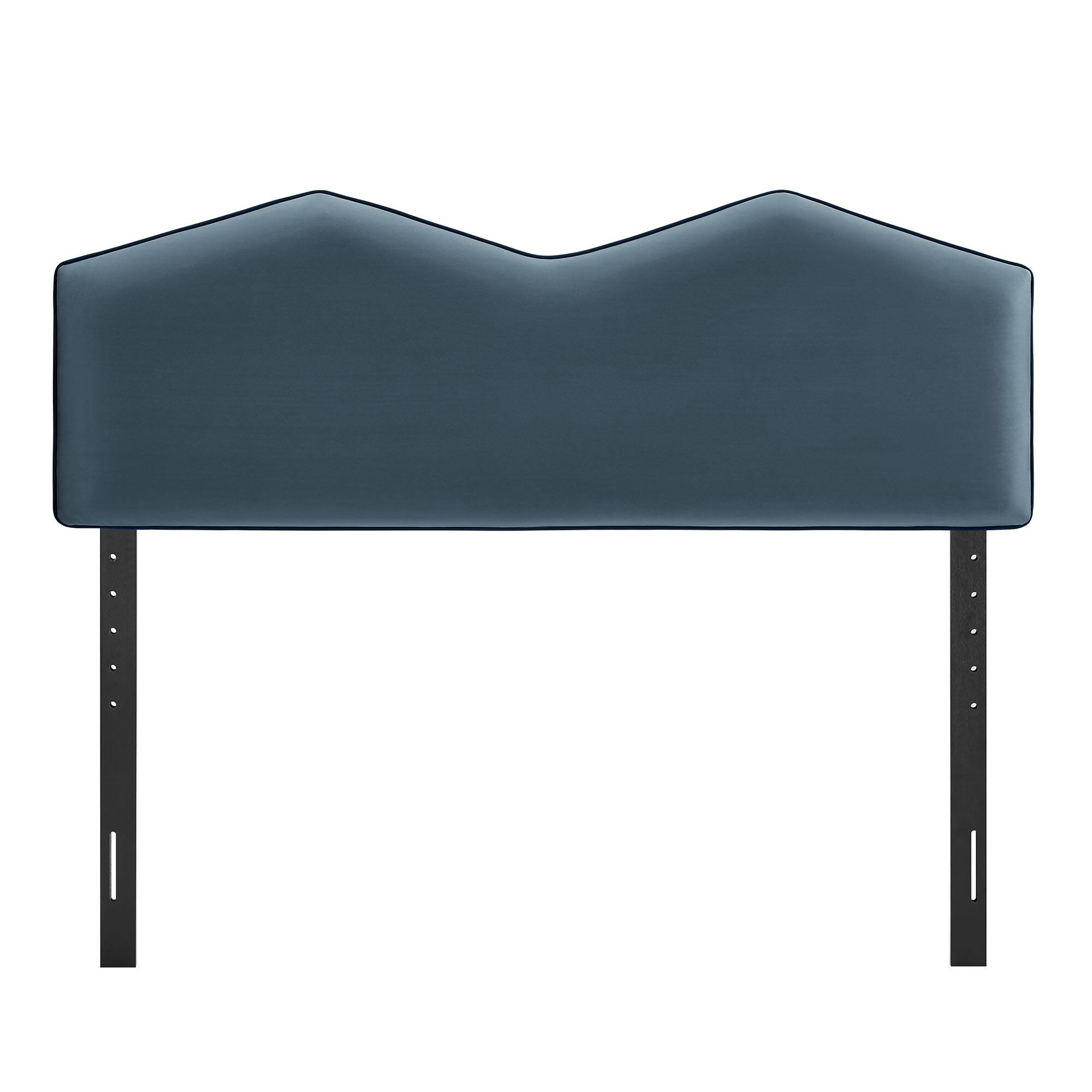 Alt View 2. Modway - Cosette Performance Velvet Headboard by Modway - Cadet Blue.
