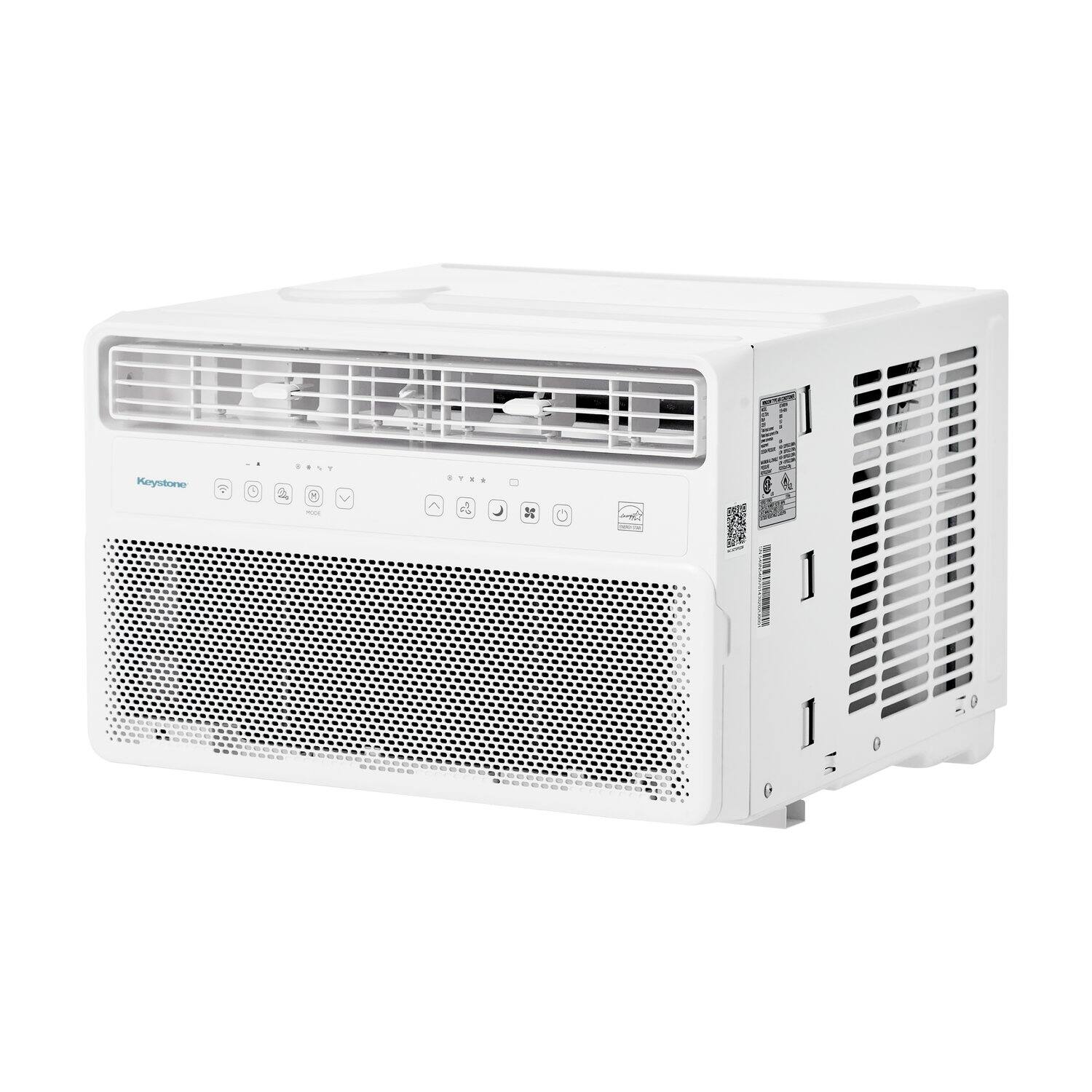 Keystone - 24,000 BTU 1,500 Sq. Ft. 230V Window Mounted Inverter Air Conditioner with Remote Control - White