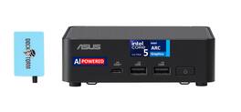 ASUS - NUC 14 Pro Slim Mini Desktop (Intel Ultra 5-125H , 16GB DDR5, 512GB PCIe SSD, Intel Arc, Win 11 Pro) w/USB Hub - Black