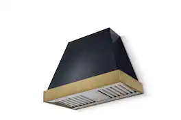 AGA - 36 inches - Externally Vented - Wall Range Hood - Gloss Black