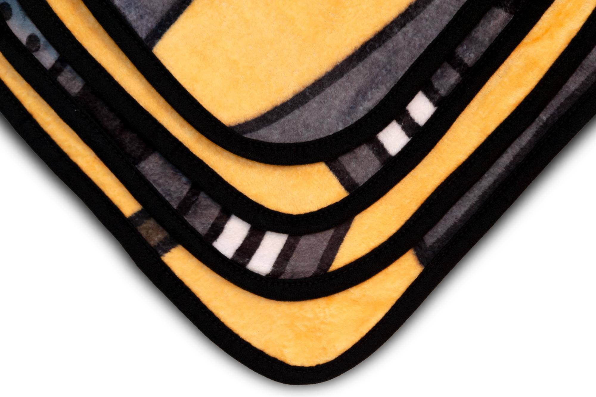 Alt View 2. Just Funky - Borderlands Claptrap Fleece Throw Blanket - 45 x 60-Inches - Yellow.