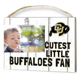 Jardine - Colorado Buffaloes 8'' x 10'' Cutest Little Weathered Logo Clip Photo Frame - White