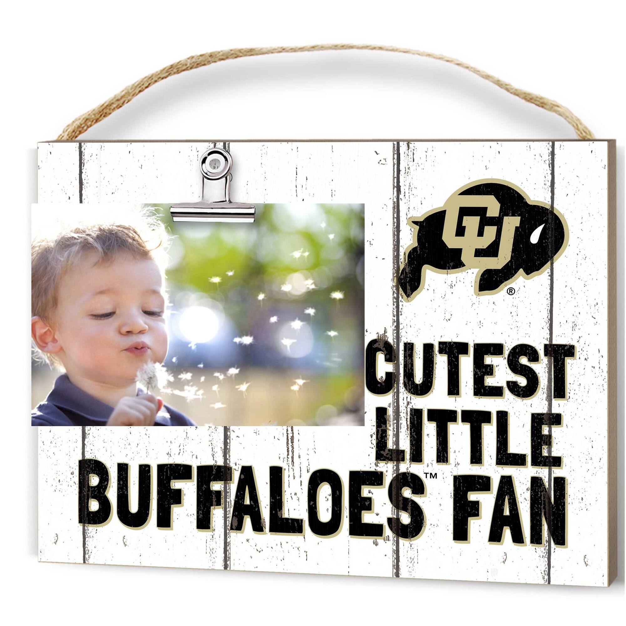 Colorado Buffaloes 8'' x 10'' Cutest Little Weathered Logo Clip Photo Frame