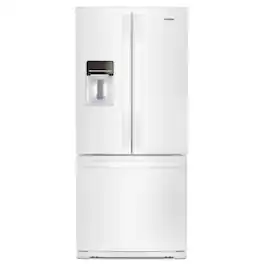 Whirlpool - 20 Cu. Ft. Wide French Door Refrigerator - White