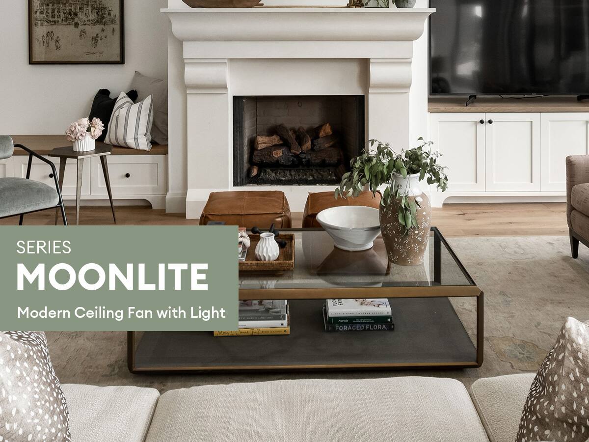 SERIES MOONLITE  
Modern Ceiling Fan with Light  

FORAGED FLORA