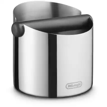 Front. De'Longhi - Coffee Knock Box - Stainless Steel.