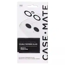 Case-Mate - Case Mate Camera Lens Protector douple tempeted glass for iPhone 15 for iPhone 15 Plus - Clear