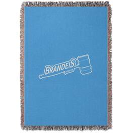 Chad & Jake - Brandeis University Judges Woven Blanket - Blue
