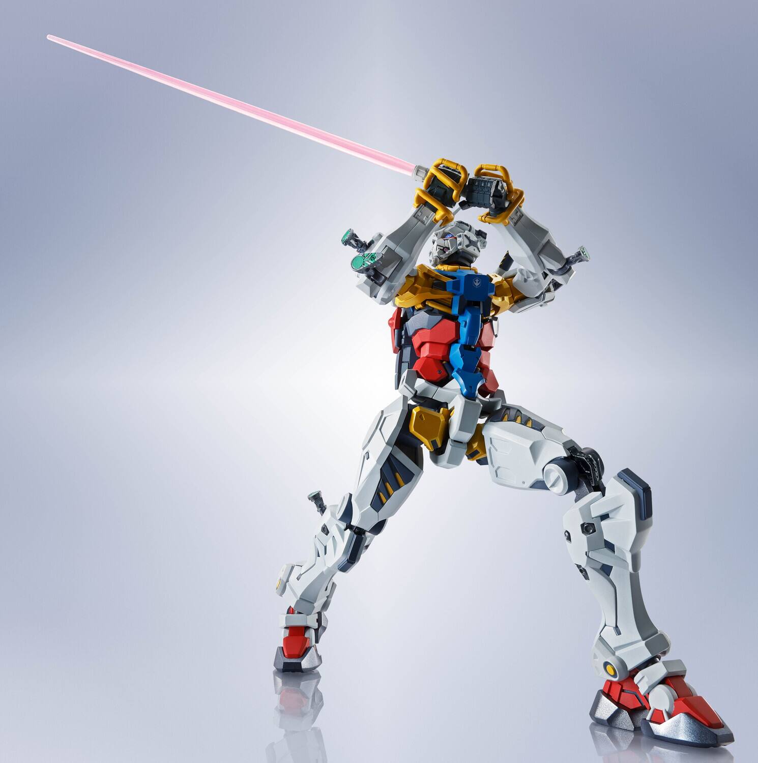 Alt View 4. Bandai - Tamashii Nations - Gundam - Metal Robot Spirits -  White Gundam Action Figure   - COLLECTIBLES - Multicolor.