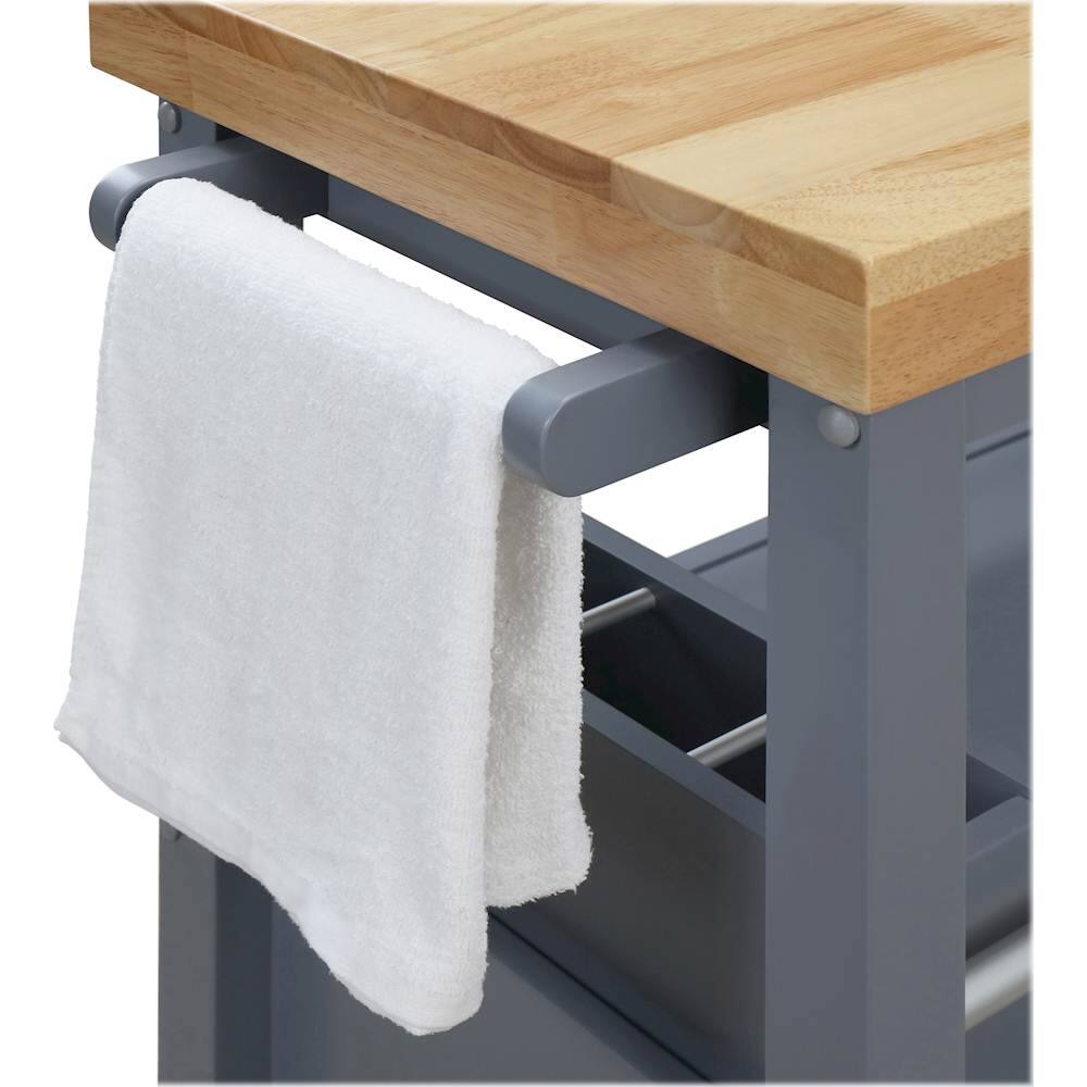 Alt View 20. Click Decor - Anson Kitchen Cart - Gray.