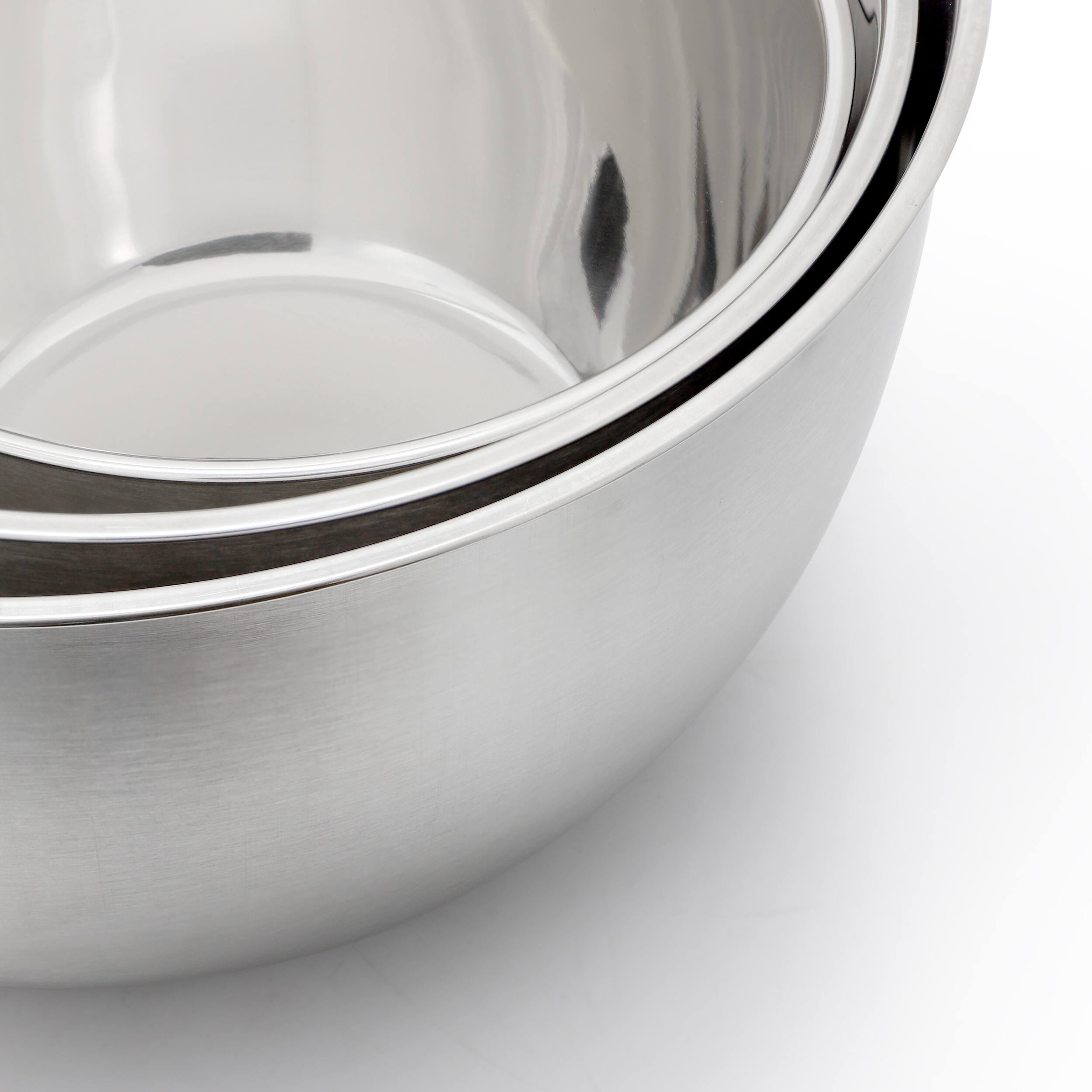 Alt View 2. Oster - Oster Foxgate 3 Piece Stainless Steel All Purpose Mixing Bowl Set.
