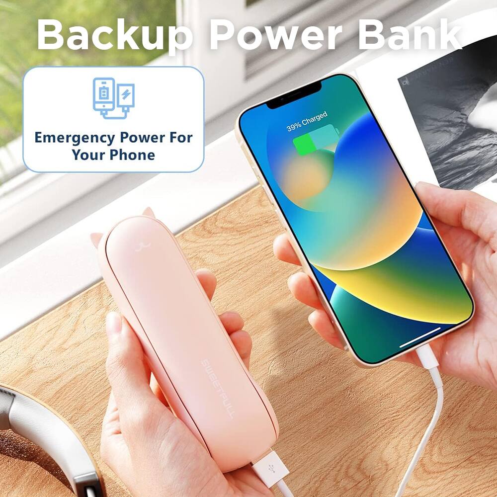 Backup Power Bank  
Emergency Power For Your Phone  
39% Charged  
SWEETFULL