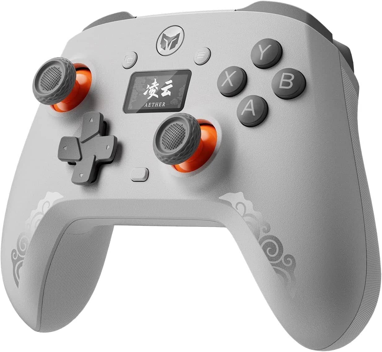 Dazzling Pops - gaming controller with lcd display hall effect joystick triggers 1000hz polling rate pc switch android ios - Gray