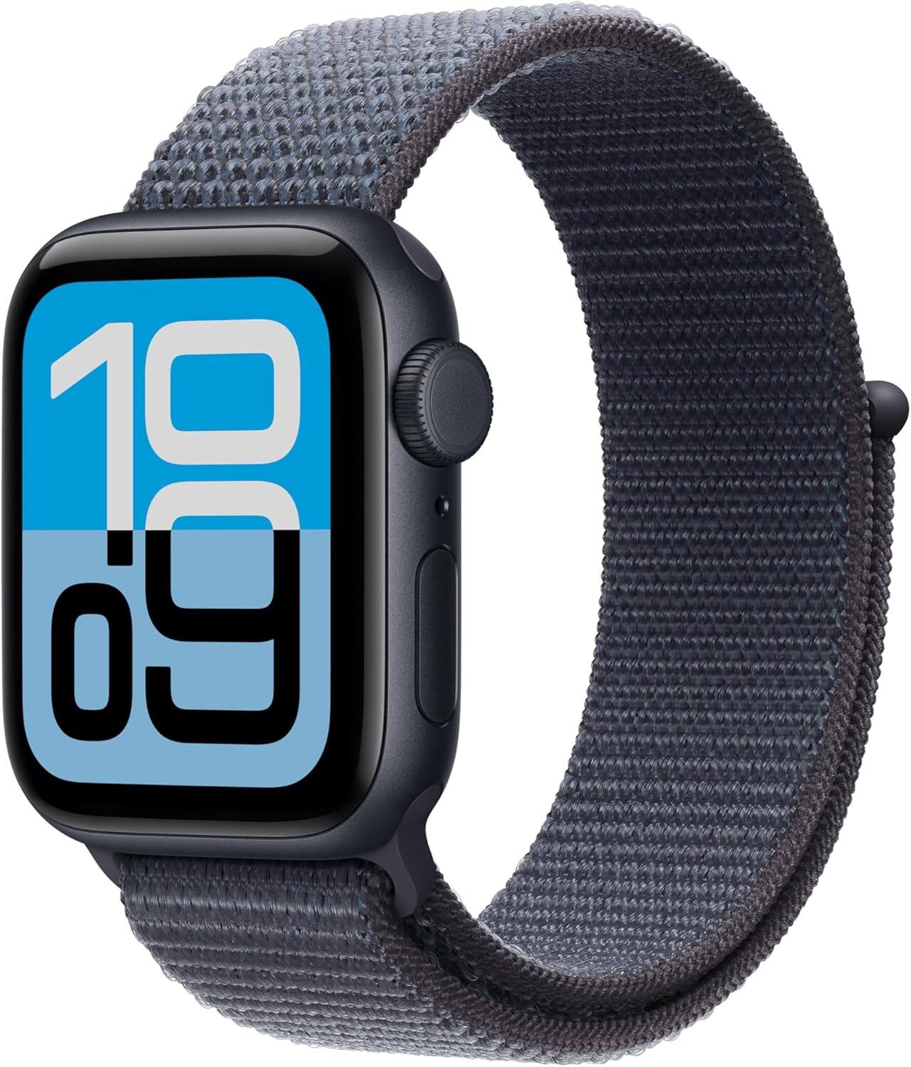 Angle. Apple - Apple Watch Band - Sport Loop - 40mm - Anchor Blue - One Size (Fits Most) - Anchor Blue.