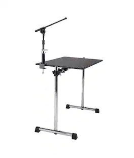 Gibraltar Hardware - Table Mount Microphone Boom Arm, Ideal Podcast or Vocal Station, Durable and Adjustable