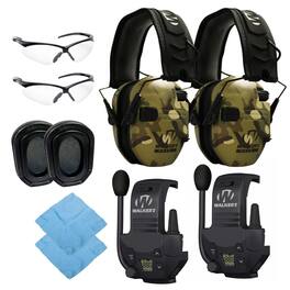 Walkers - Razor Slim Electronic Muff (MultiCam Camo Tan) Bundle with Walkie-Talkie Attachments - Not Available