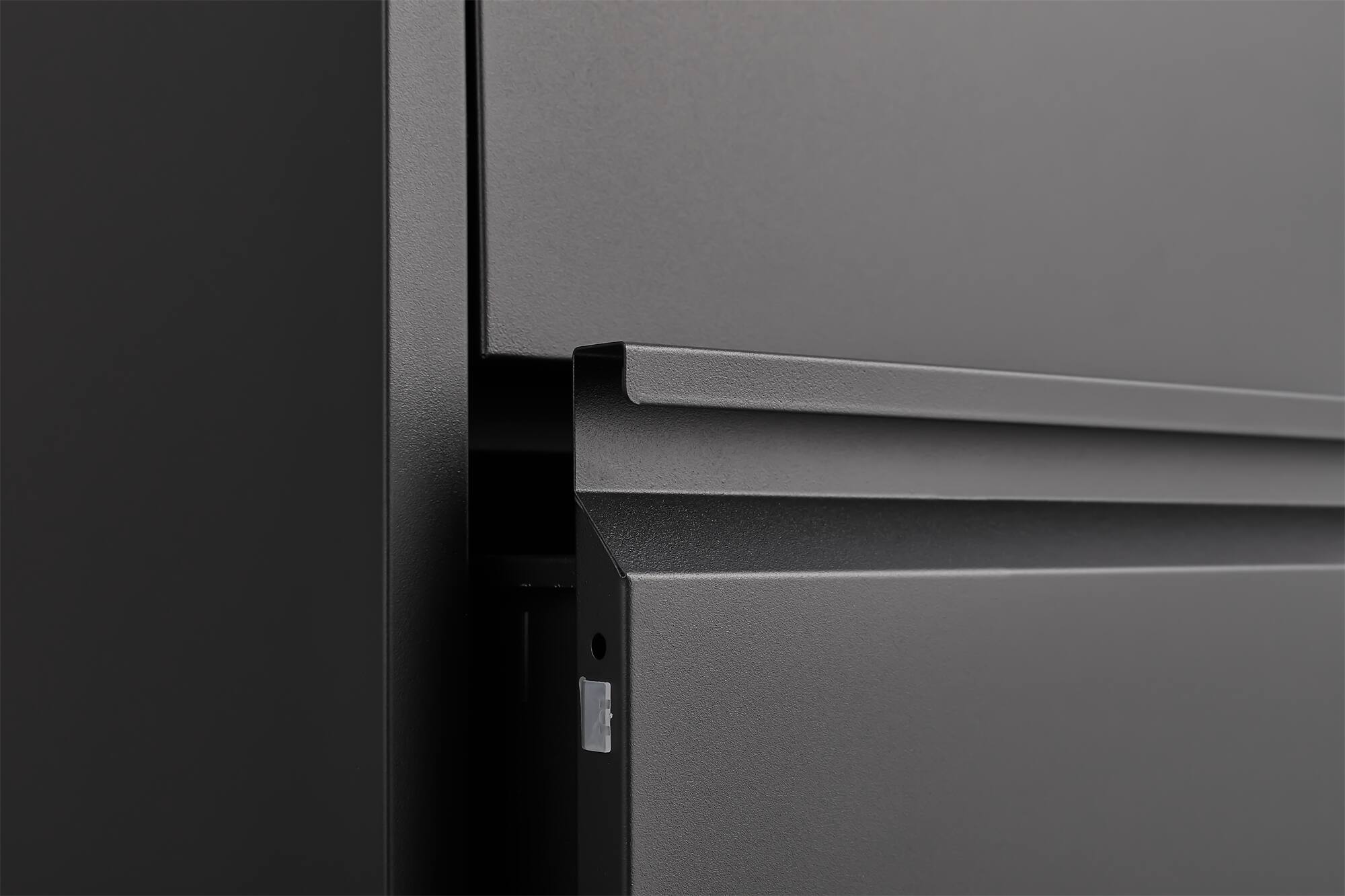 Alt View 2. GOODSILO - 3 Drawer File Cabinet with Lock - Vertical Metal Filing Cabinet for Home Office - Fits Letter/A4/Legal Size - Black.