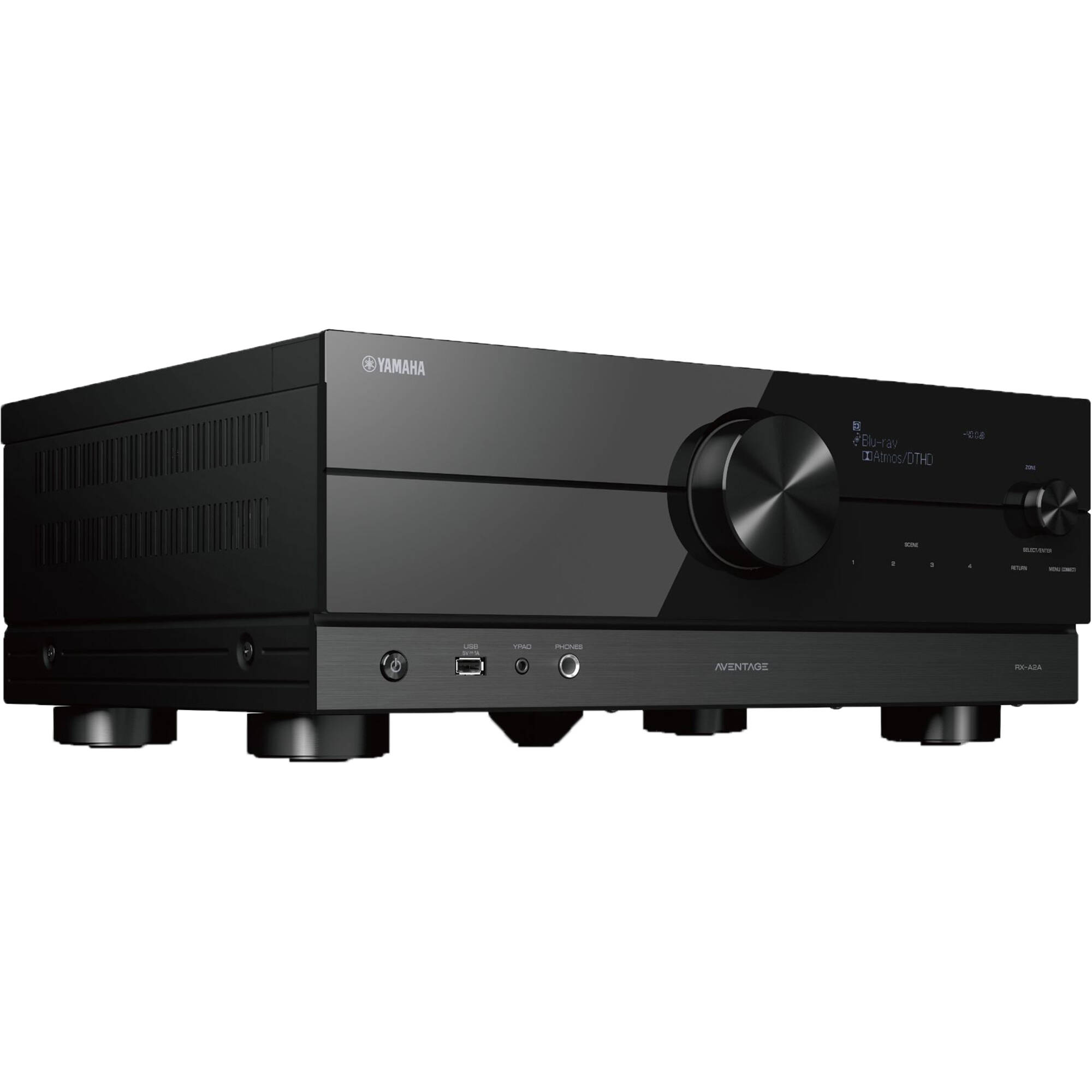 YAMAHA RX-V681

Blu-ray
Dolby Atmos/DTS-HD

AV VENTAGE

PHONES

USB

HDMI IN

HDMI OUT

YAMAHA