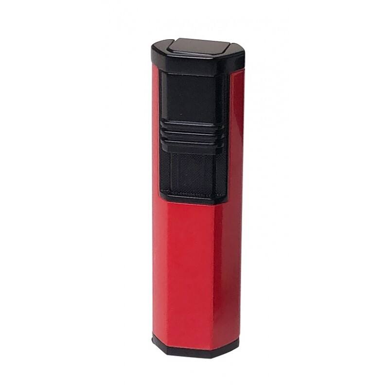 Alt View 3. Prestige - The Apex Torch Lighter (Red) - Red Black Finish.