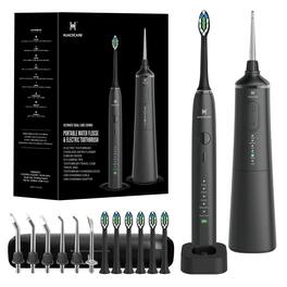 ESBANY - Upgraded Pro Dental Care Kit: 5-Mode Water Flosser & 50,000 VPM Sonic Electric Toothbrush | Premium Oral Clean Set with
