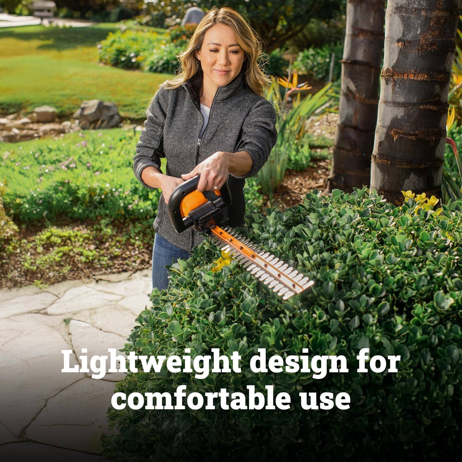 Lightweight design for comfortable use
