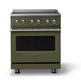 Viking - 30"W. Pro5S 4.7 Cu. Ft. Freestanding 4 Element Electric Convection Range - Martini