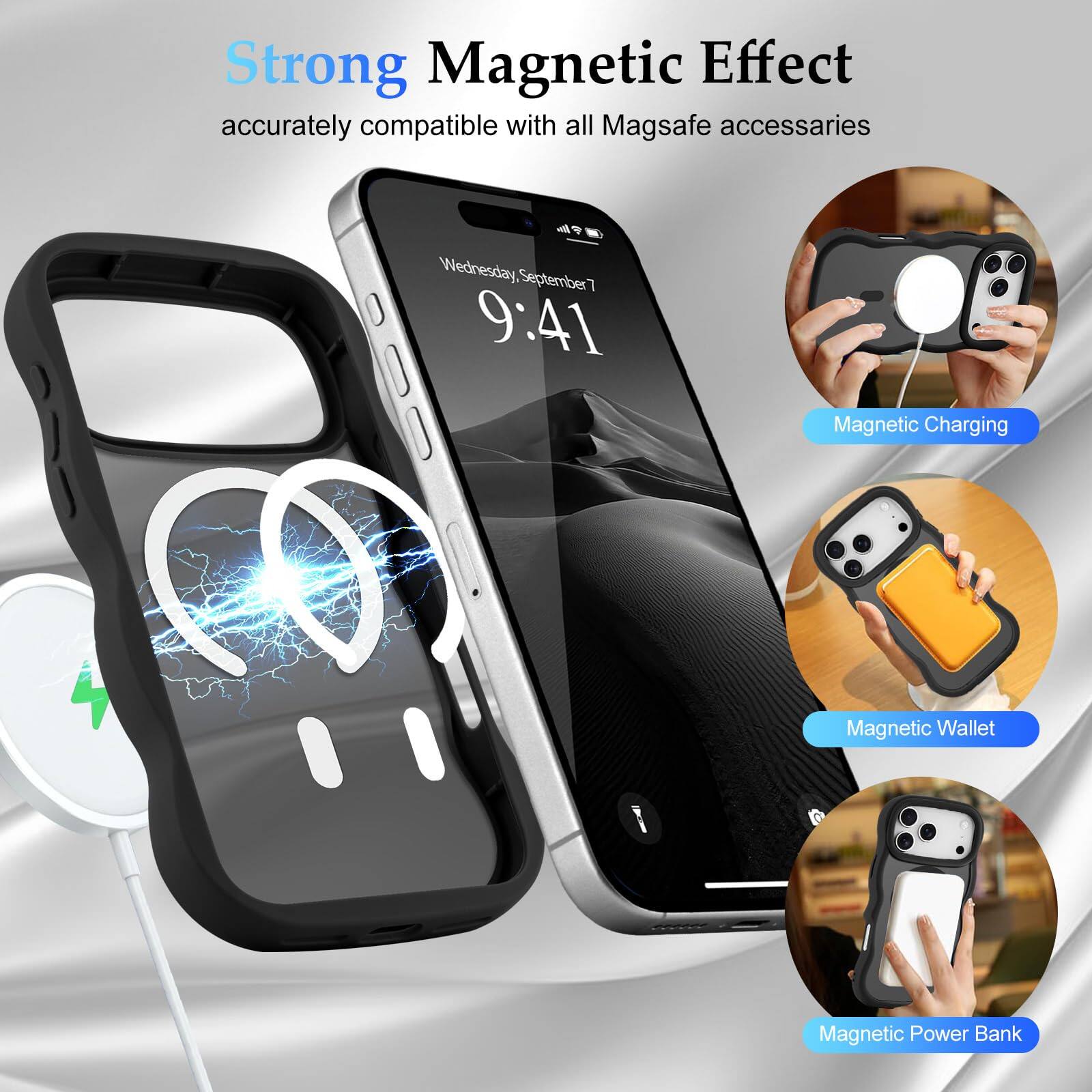 Strong Magnetic Effect accurately compatible with all Magsafe accessories

Wednesday, September 9:41

Magnetic Charging
Magnetic Wallet
Magnetic Power Bank