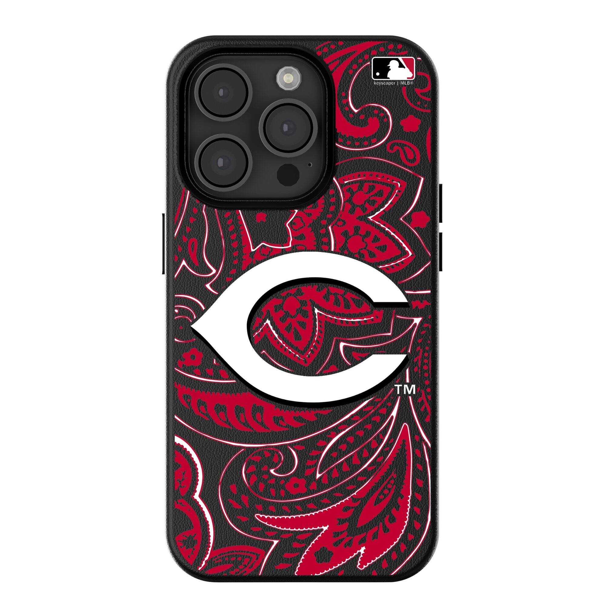 Keyscaper - MLB - Cincinnati Reds Paisley iPhone Magnetic Bump Case - 16 - Black price history on PriceWatchPro