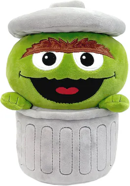 Super7 - Sesame Street - Super Duper Plush Wv3 - Oscar the Grouch - COLLECTIBLES - Multicolor