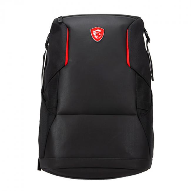 Alt View 1. MSI - MSI Urban Raider Gaming Backpack Black - Rated IPX2 for water resistance - Fits up to 17" Laptops - Lightweight polyeste - Unknown.