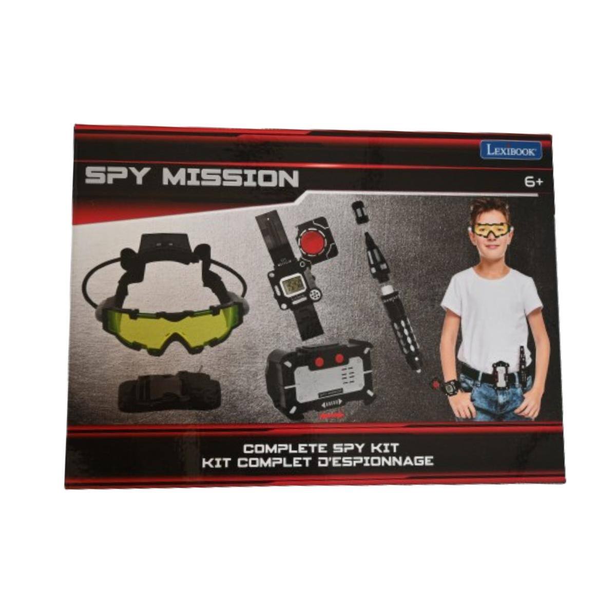 SPY MISSION LEXIBOOK 6+ COMPLETE SPY KIT KIT COMPLET D'ESPIONNAGE