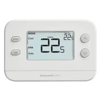 MICIDE FAIN MODE Set To Indoor 22.5 Cool FAN 22.5 Auto Honeywell Home