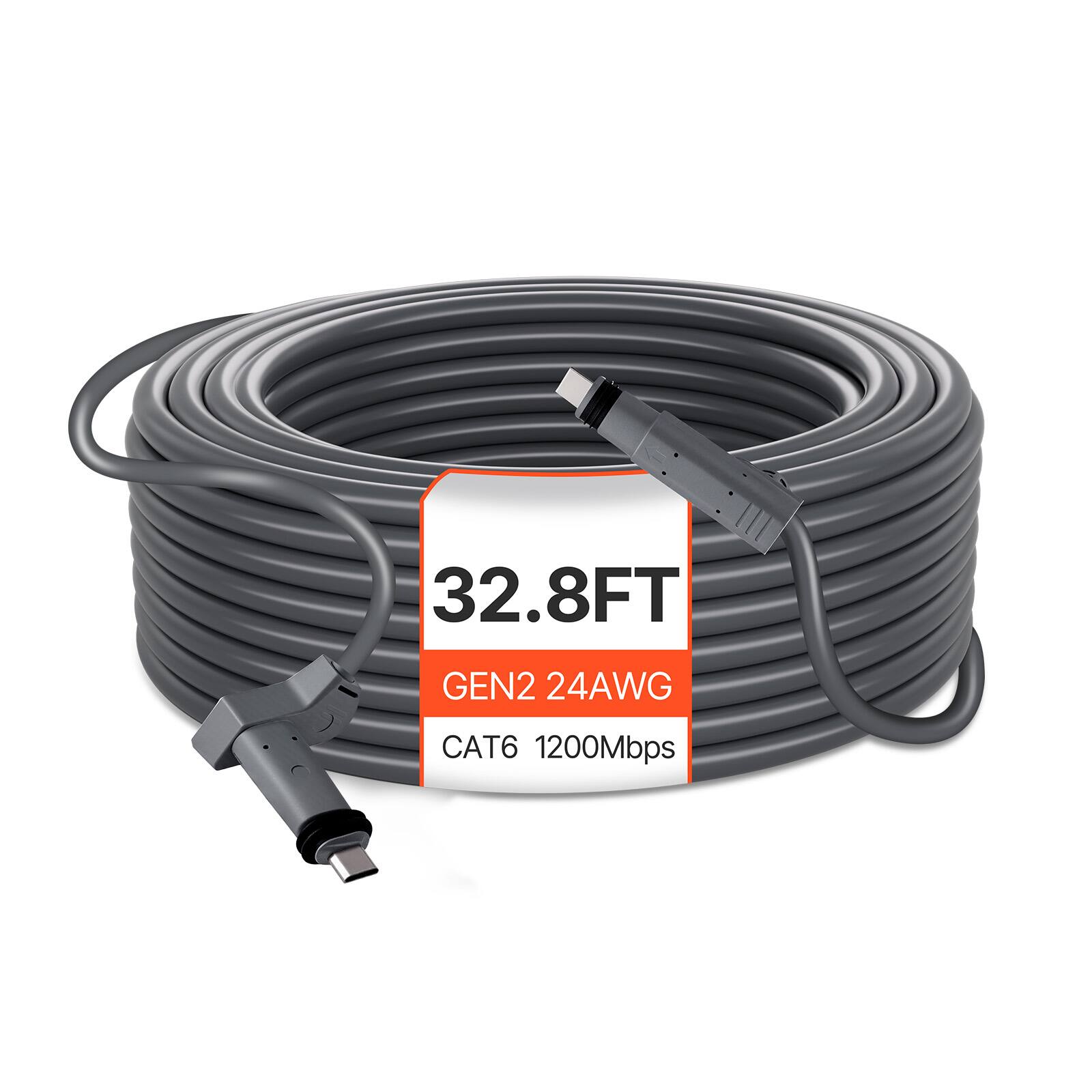 32.8FT GEN2 24AWG CAT6 1200Mbps