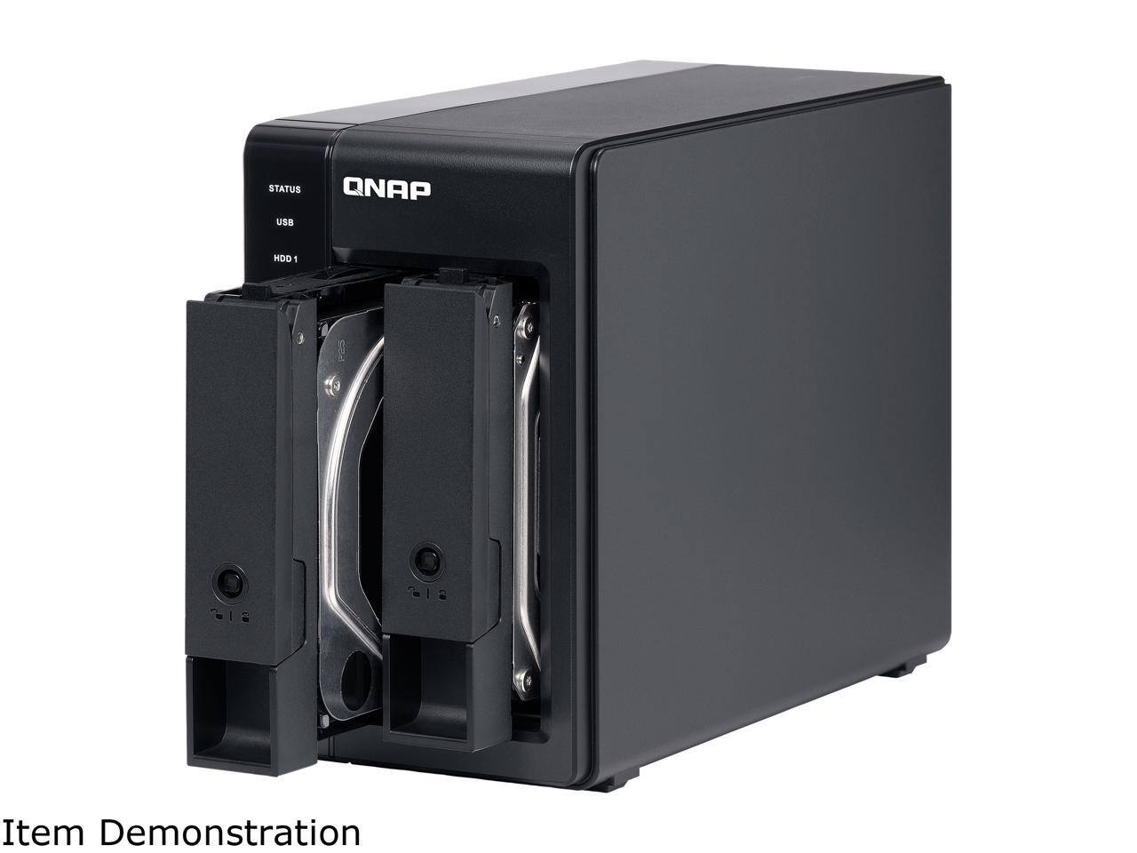 QNAP TR 002 US 2 Bay Type C Direct Attached Storage DAS Expansion