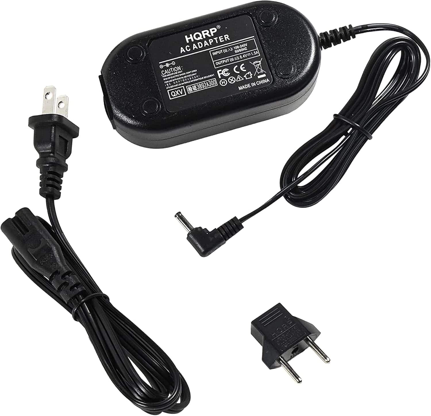 HQRP AC Adapter for Canon CA 570, VIXIA HF G10, G20, G30, S11, S20