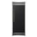 Front. Forno Appliances - Maderno 13.6 Cu. Ft. Built-In Upright Convertible Refrigerator with Right Swing Door & Decorative Grill - Black/Silver.