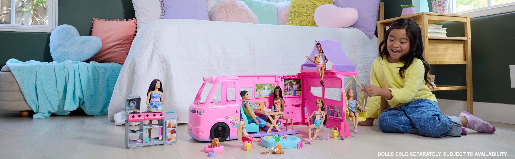 Dolls sold separately. Subject to availability.