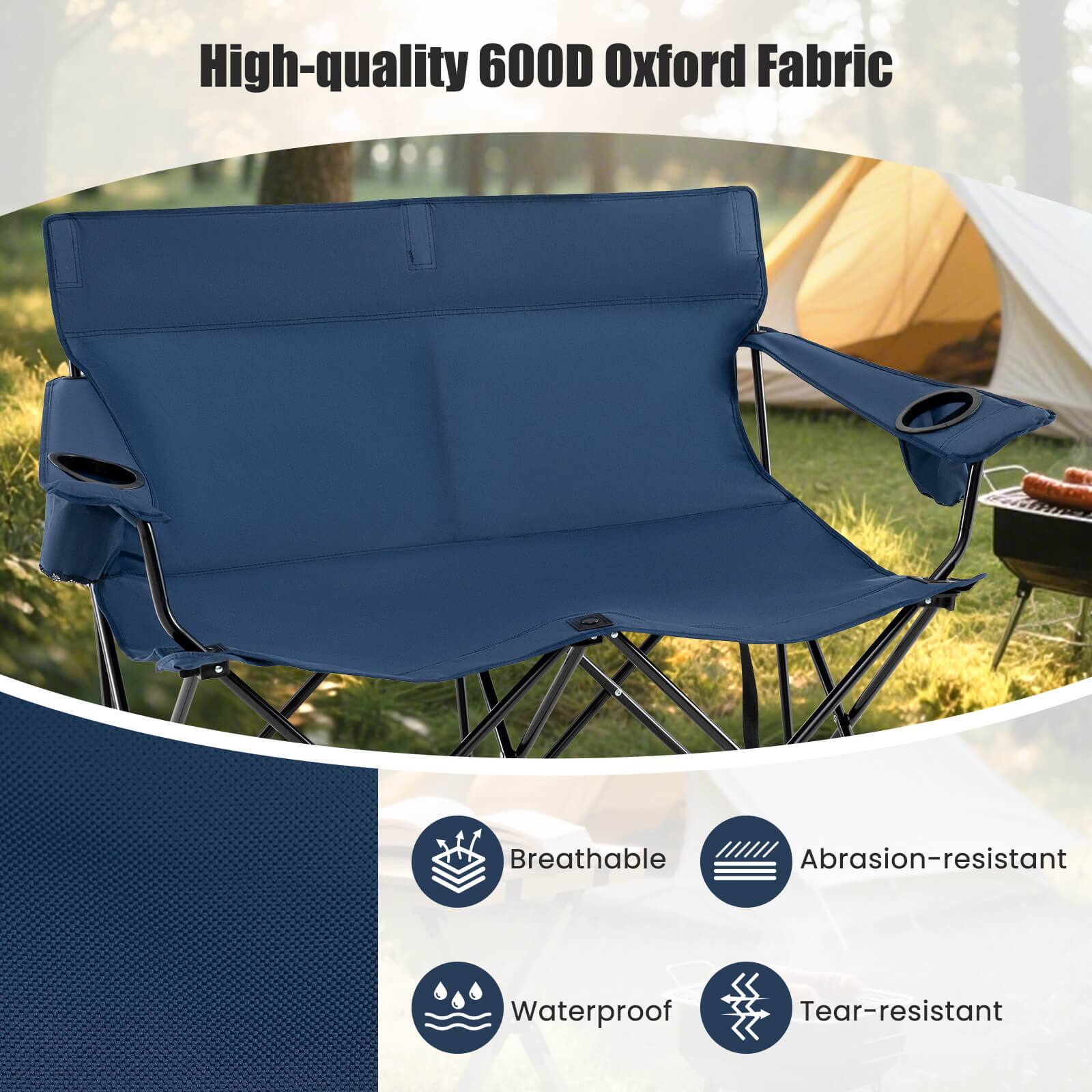 High-quality 600D Oxford Fabric

- Breathable
- Waterproof
- Abrasion-resistant
- Tear-resistant