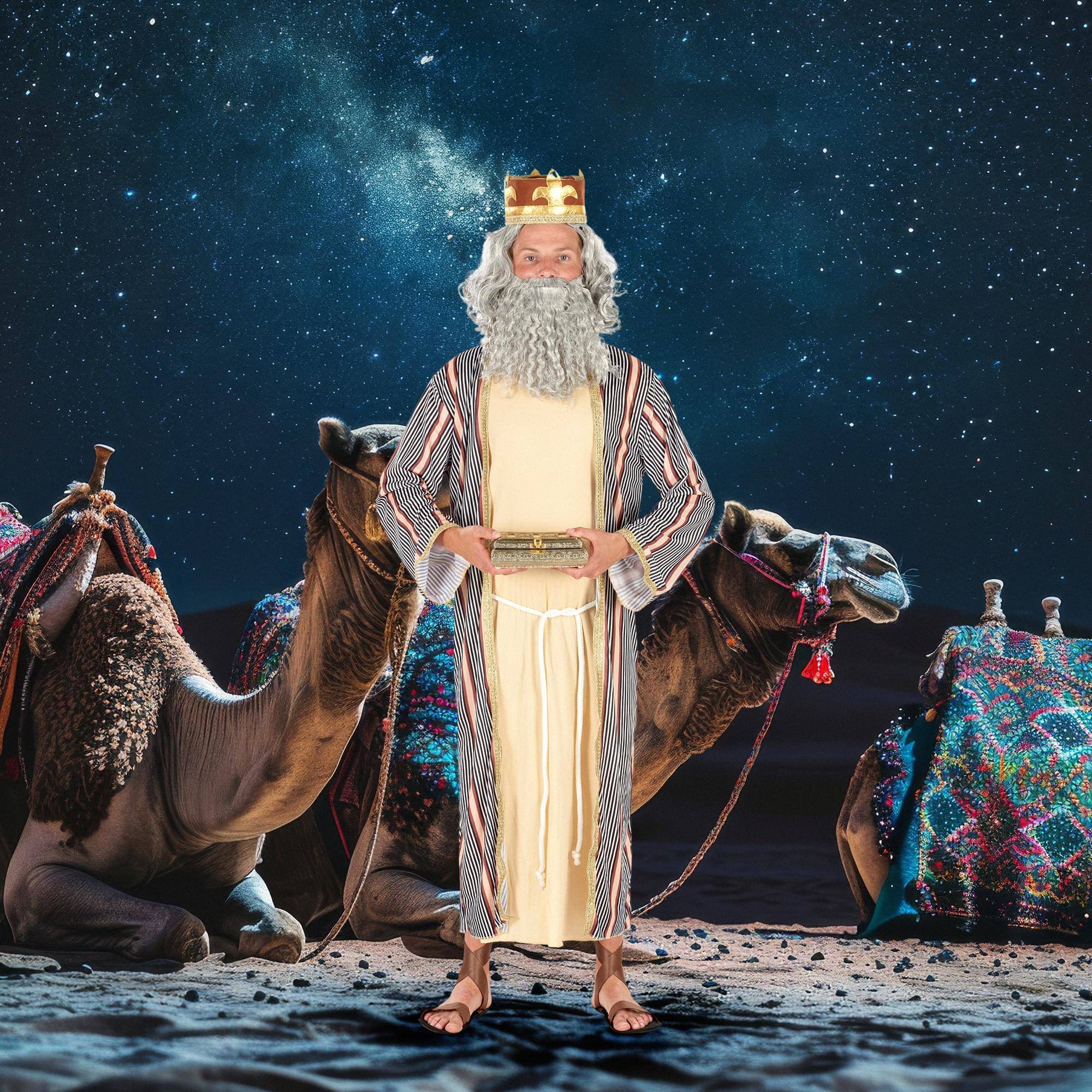 Alt View 2. Orion Costumes - Gold 3 Wise Men Adult Costume | One Size - Gold.