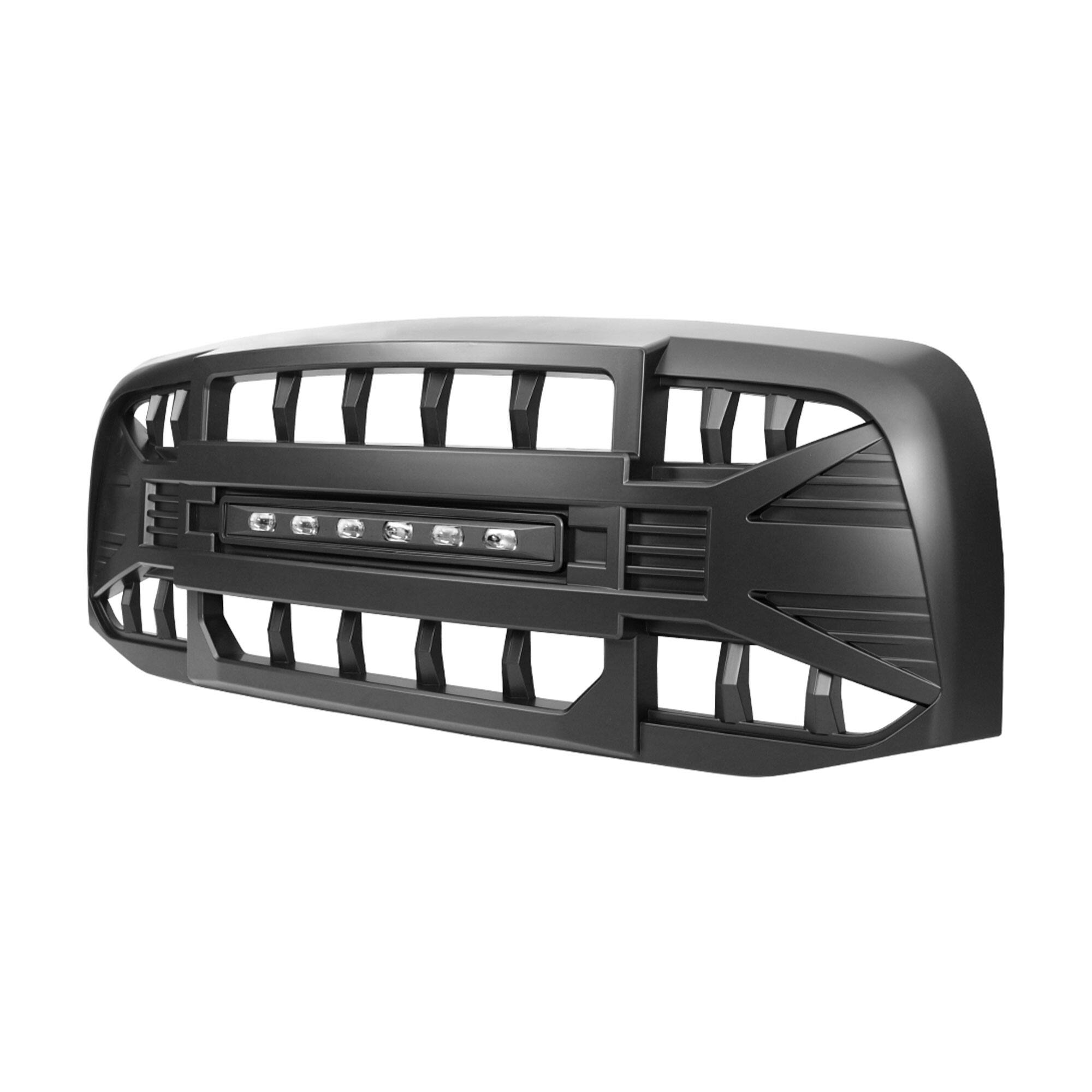 Alt View 8. AMERICAN MODIFIED - AMERICAN MODIFIED Armor Grille for 2006 to 2008 Dodge Ram 1500, Matte Black - Matte Black.