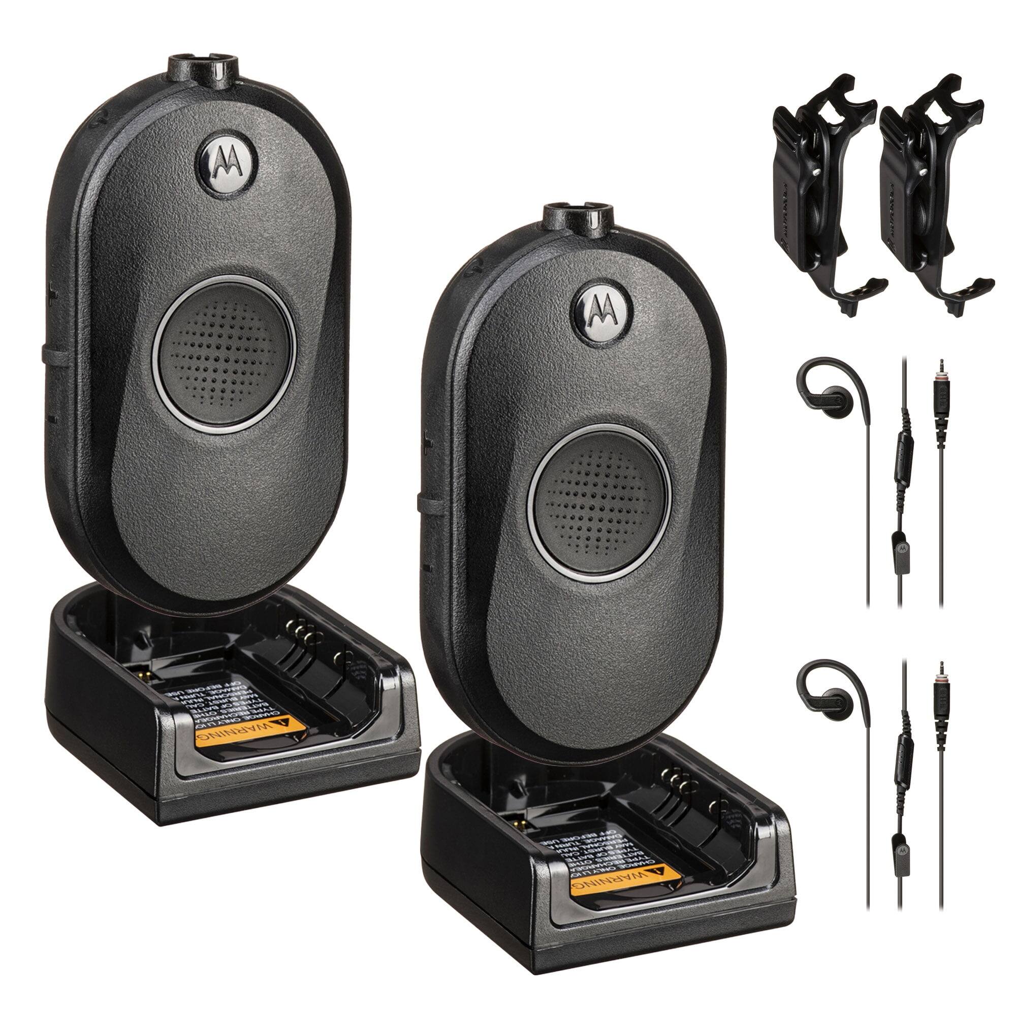 Alt View 3. Motorola - Motorola CLP1080e 8-Channel Two-Way UHF Business Radio (CLP1080E) (2-Pack) - Black.