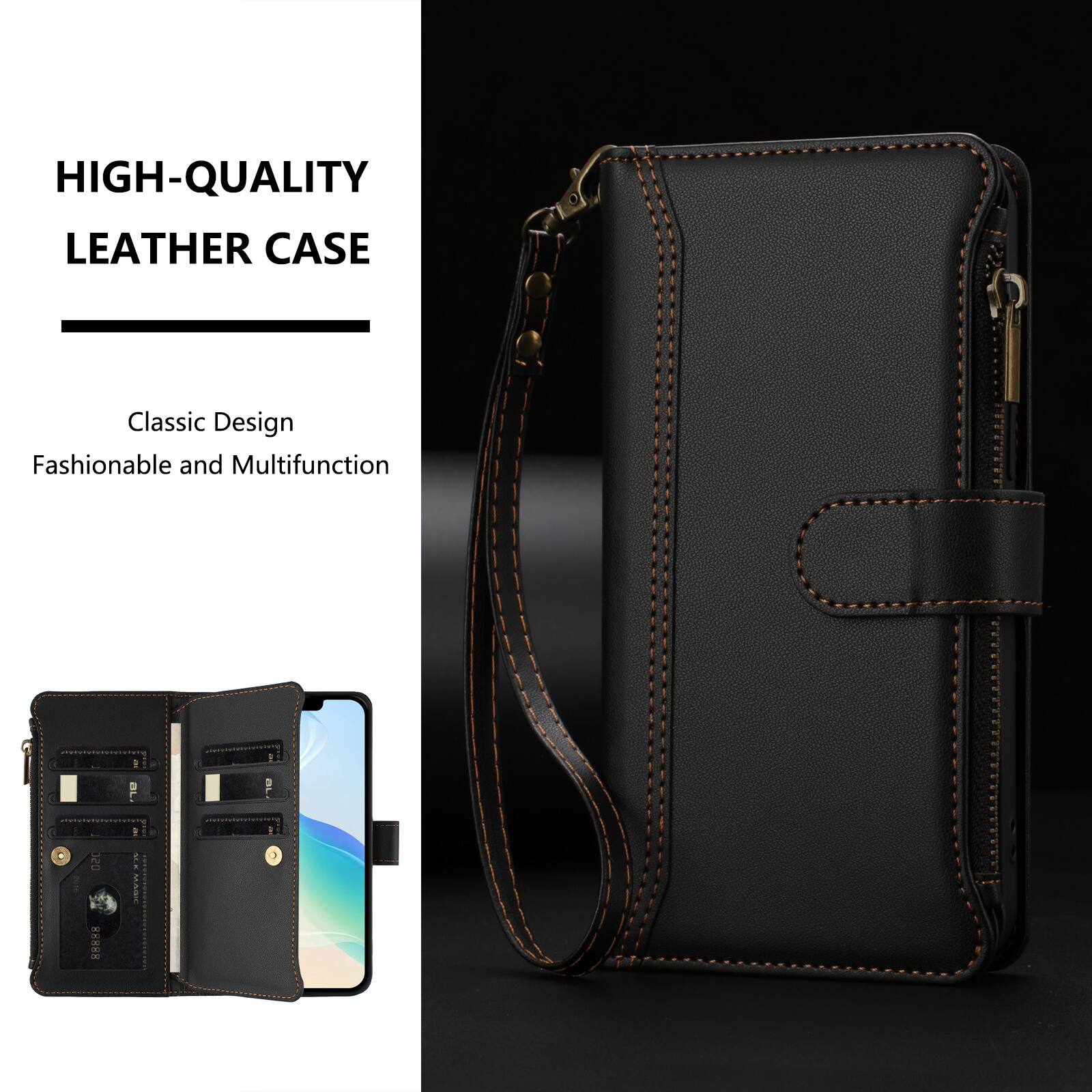 HIGH-QUALITY LEATHER CASE

Classic Design
Fashionable and Multifunction