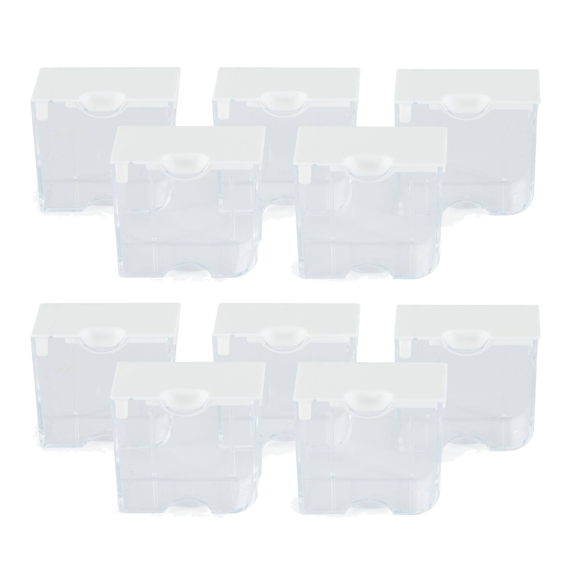Front. Bead Storage Solutions - Elizabeth Ward Bead Storage Solutions 5 Piece Craft Supplies Containers, 2 Pack.
