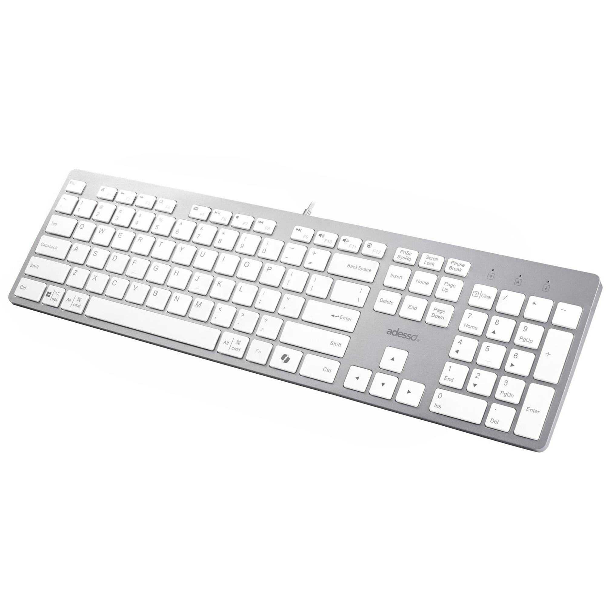 Customer Reviews Adesso Adessomulti Os Scissor Switch Desktop Keyboard With Copilot Ai Hotkey