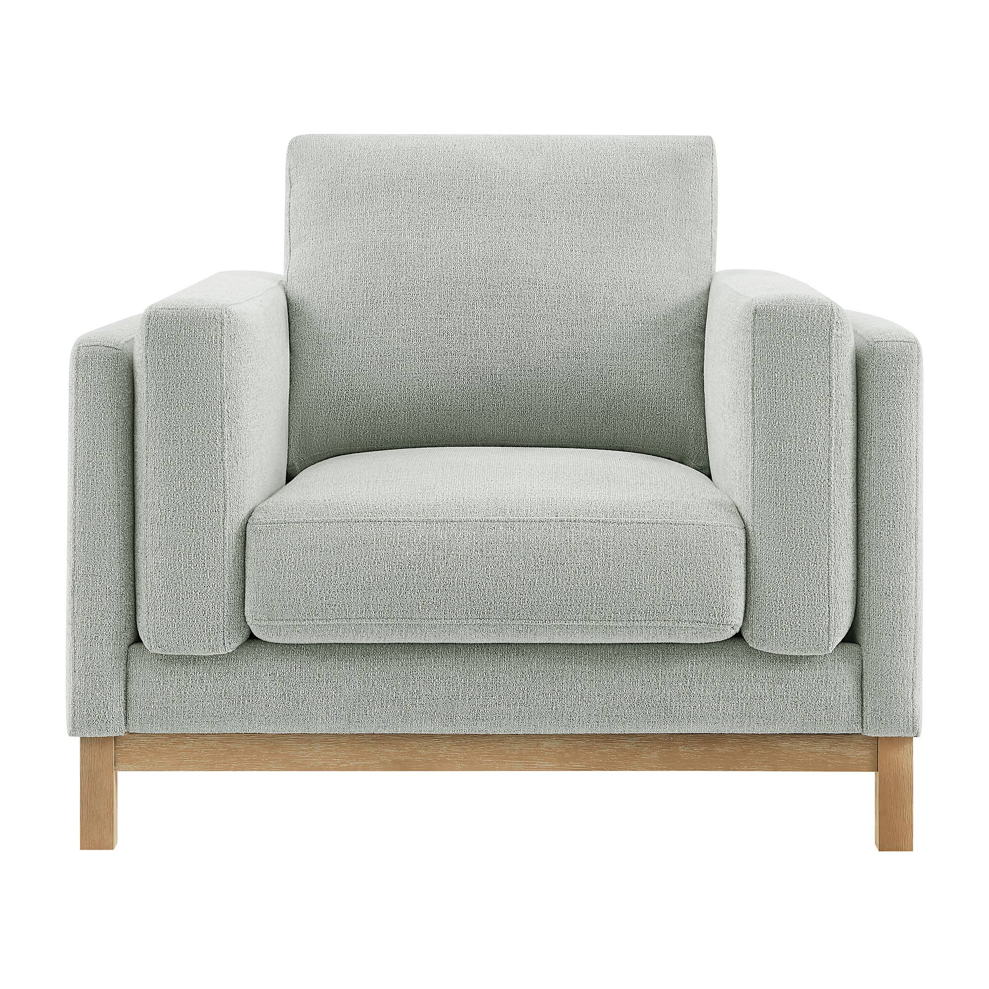 Alt View 5. Modway - Roscoe Upholstered Armchair - Mist.