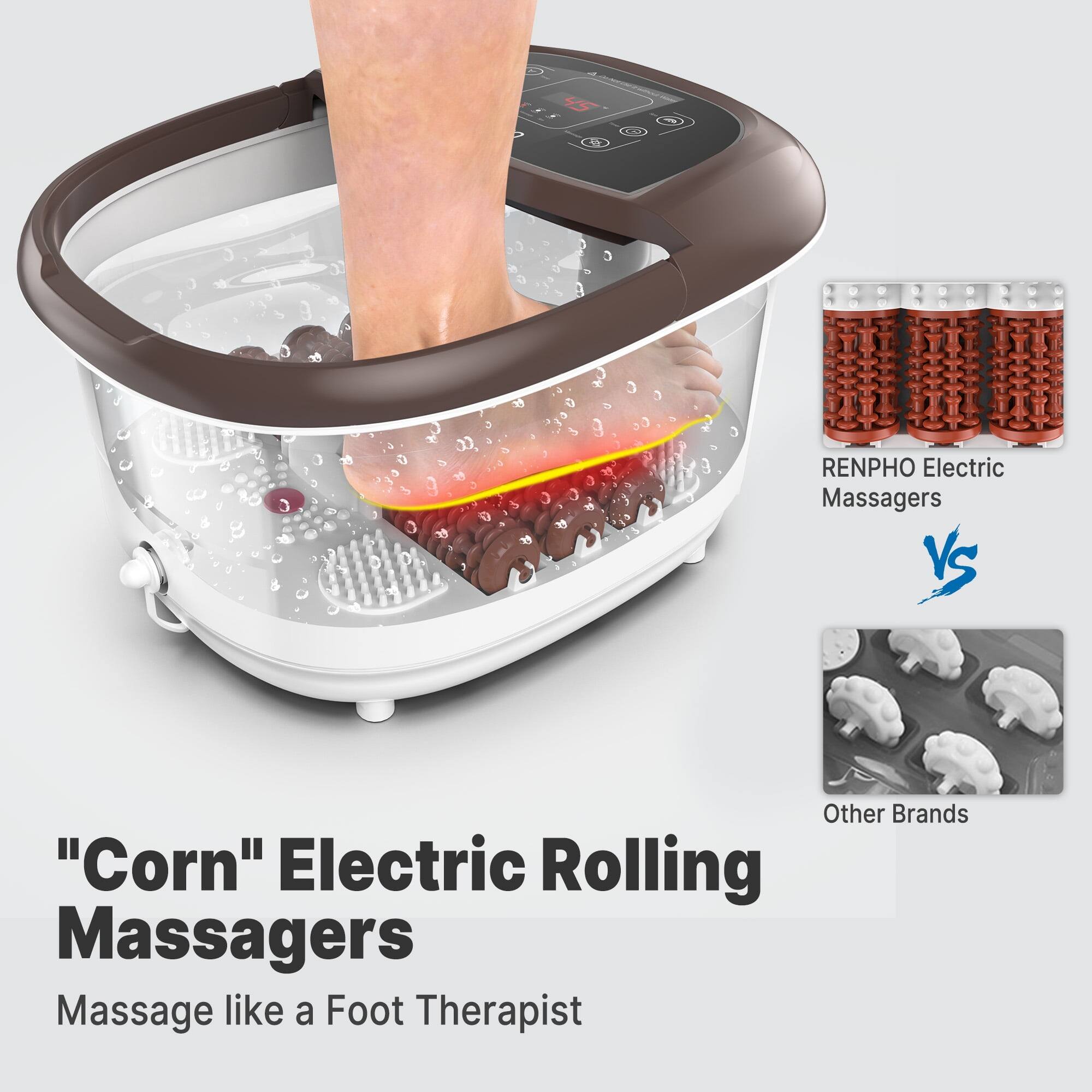 4 0 RENPHO Electric Massagers VS Other Brands "Corn" Electric Rolling Massagers Massage like a Foot Therapist