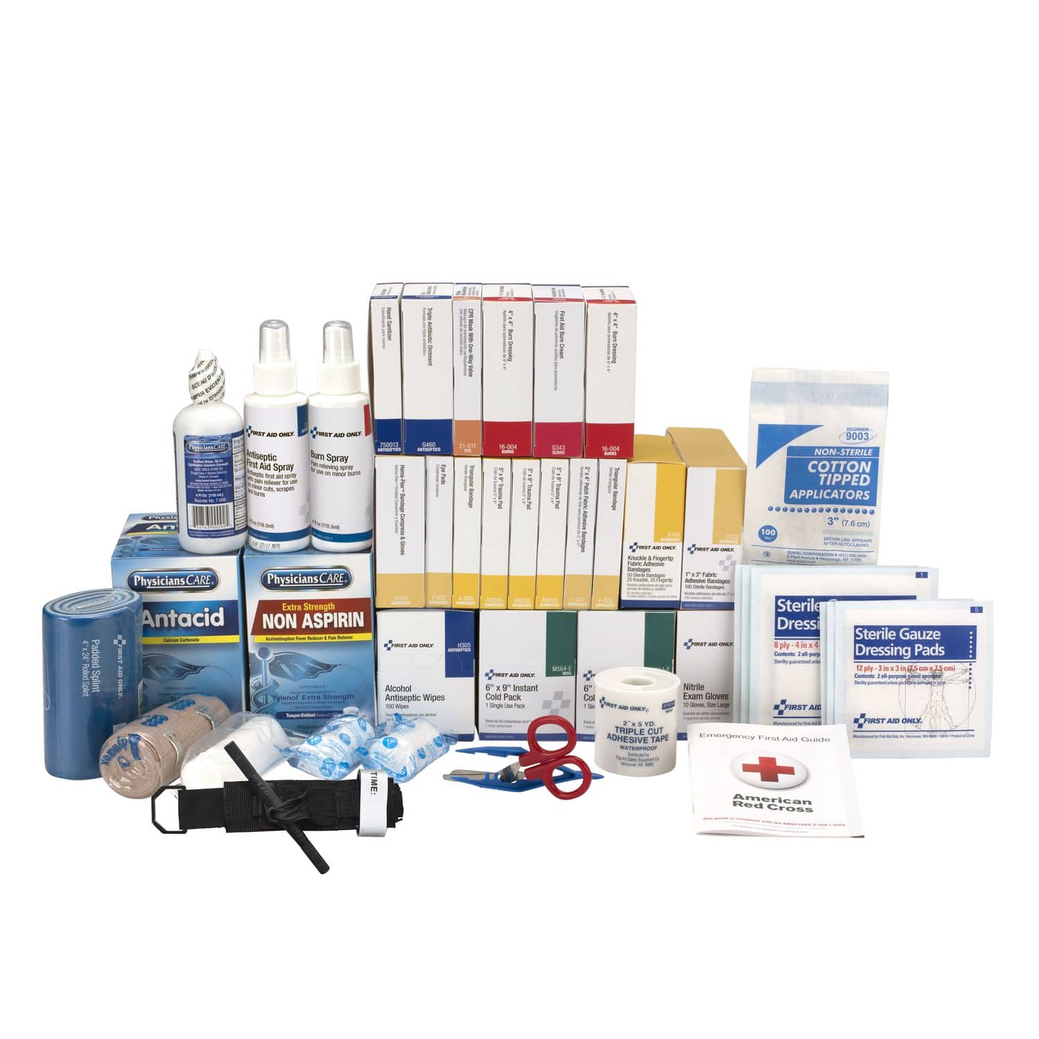 First Aid Only - 100 Person ANSI B 3 Shelf Refill - White