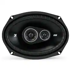 Front. KICKER - Kicker DSC6930 DS Series 6x9" 4-Ohm 3-Way Speaker - Black.